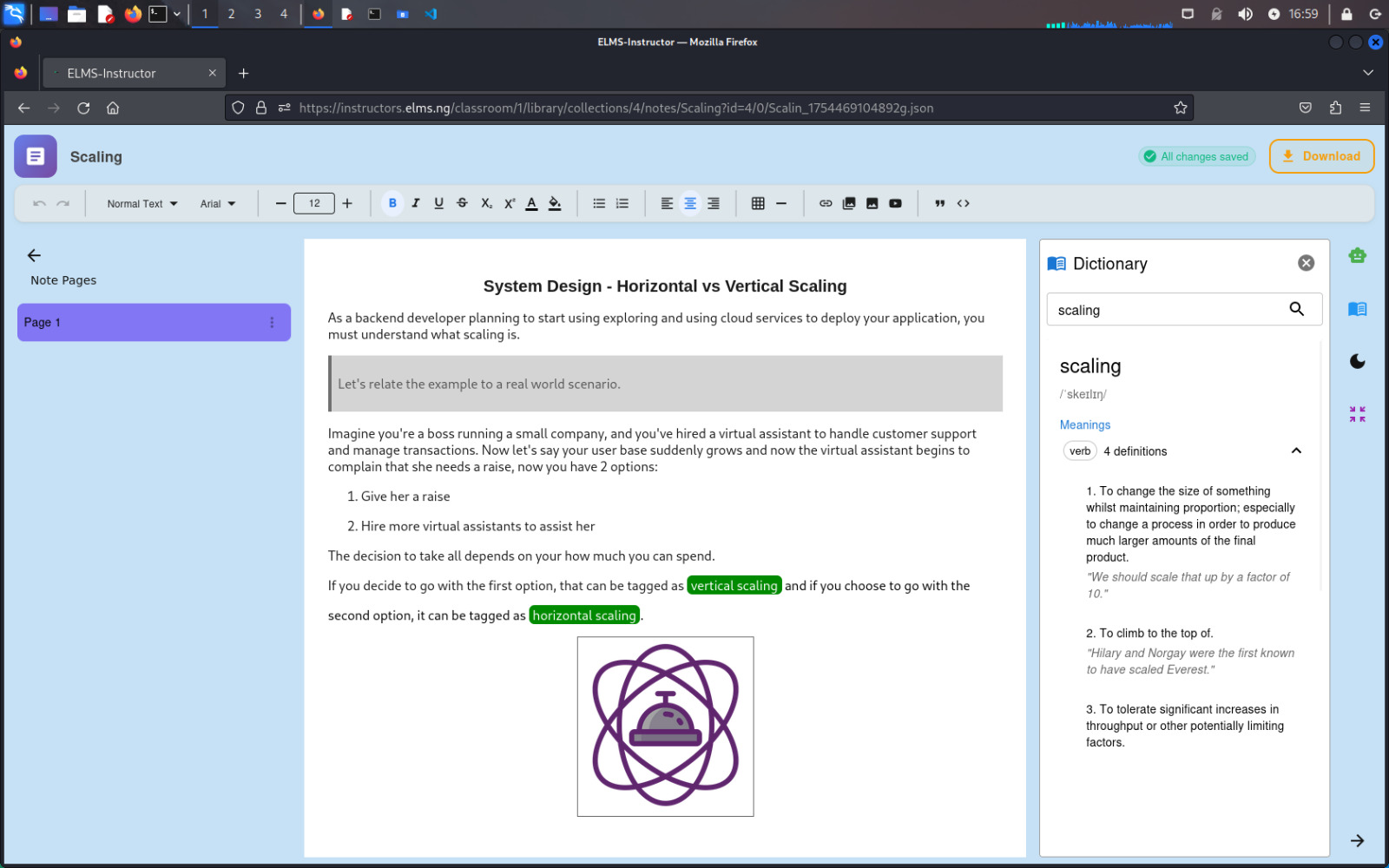 Note Editor Interface